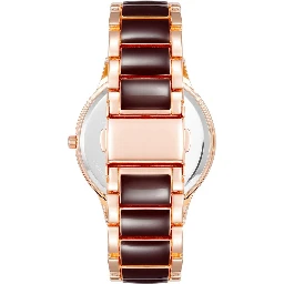 Multicolor Metal Dress Watch