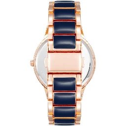 Multicolor Metal Dress Watch