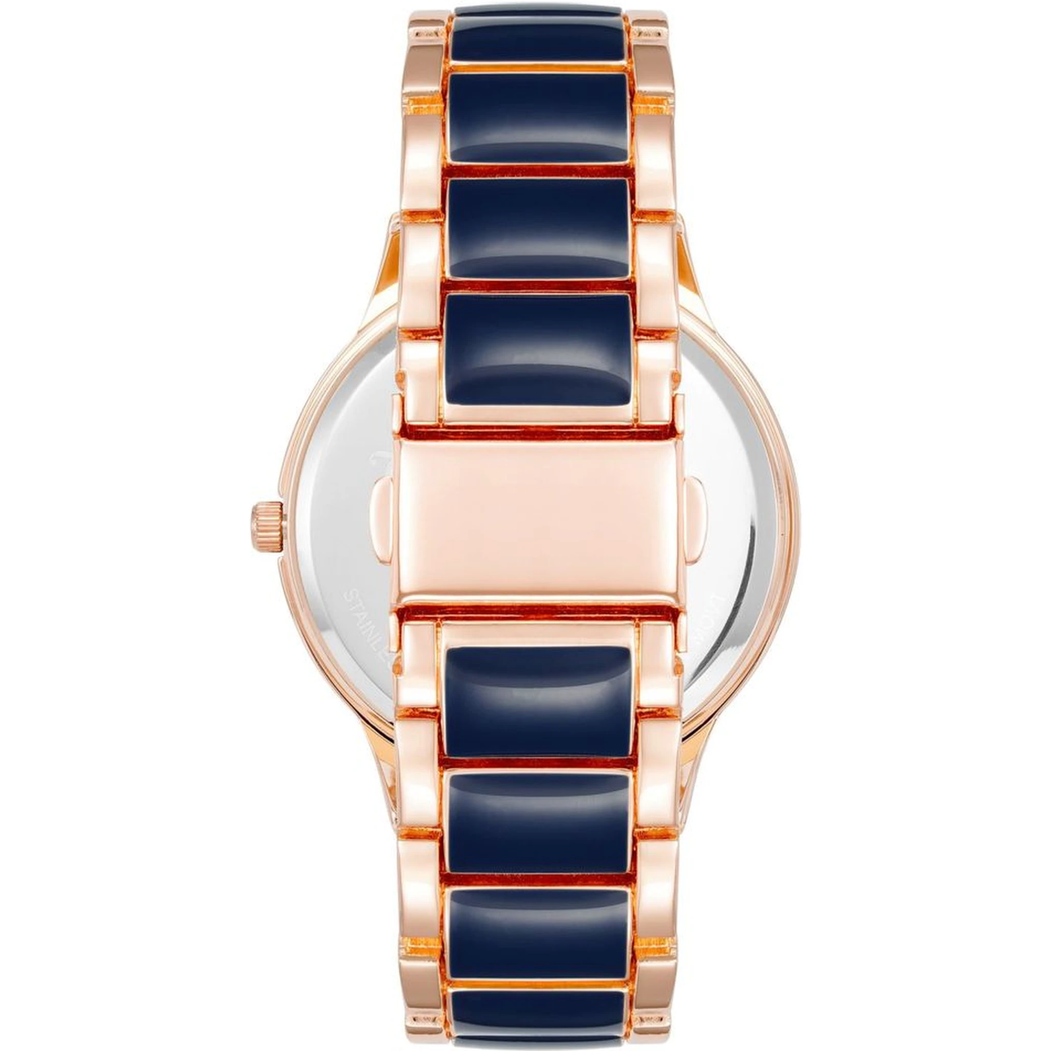 Multicolor Metal Dress Watch