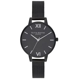 Black Stainless Steel Dress Watch