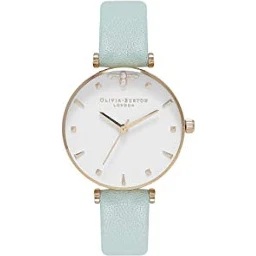 Green Artificial Leather Dress Watch