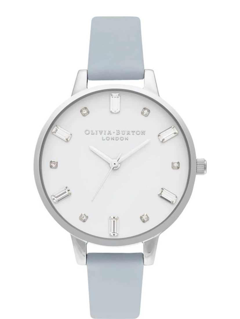 Blue Artificial Leather Dress Watch