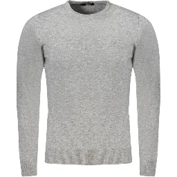 Gray Polyester Sweater
