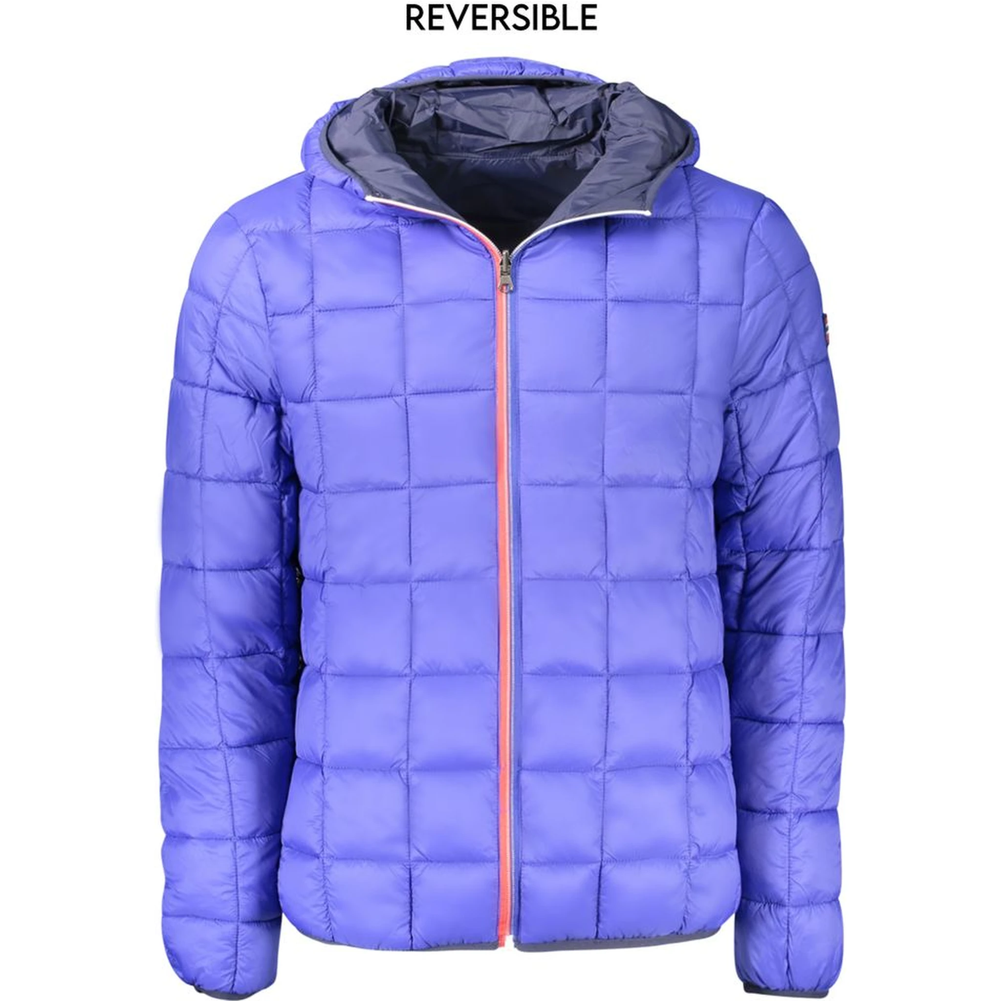 Blue Polyamide Jackets & Coat