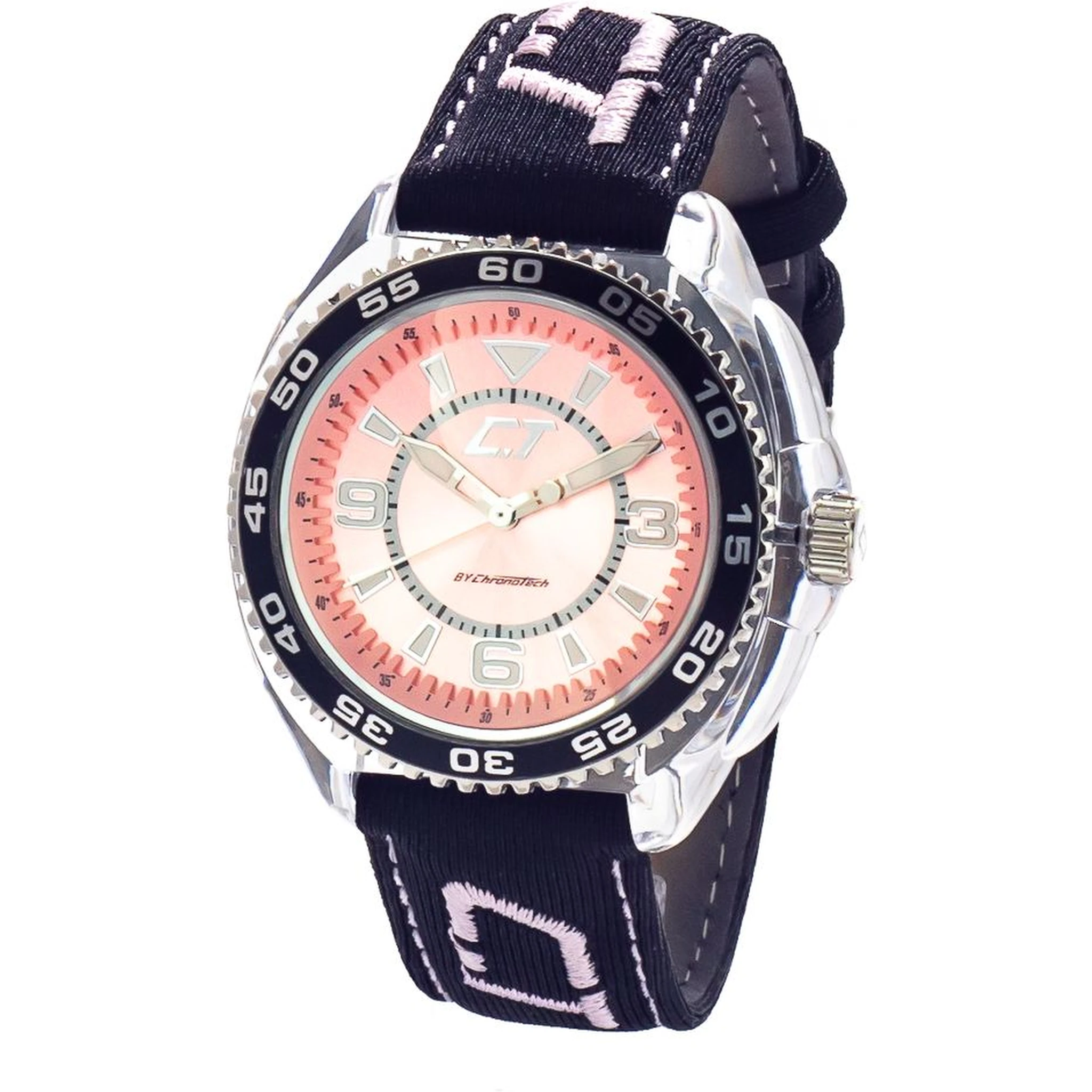 Black Leather Dress Watch