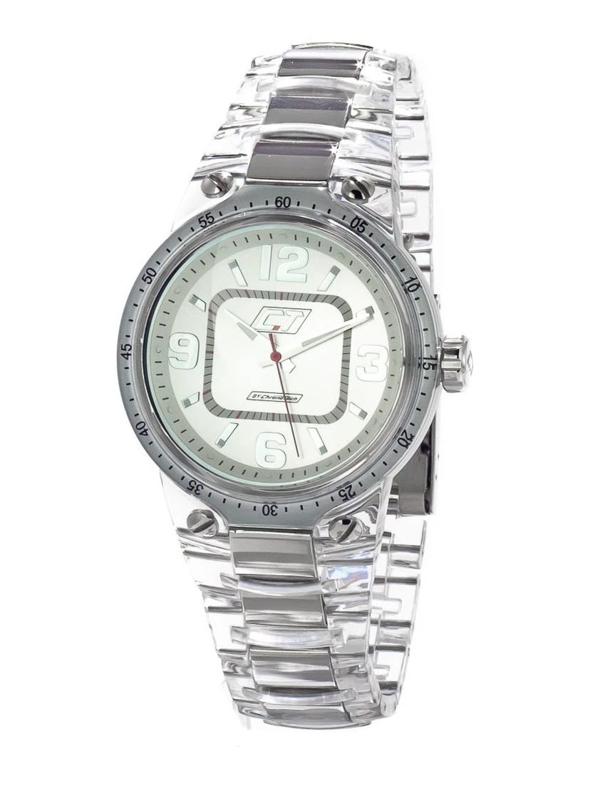 Transparent Polycarbonate Dress Watch