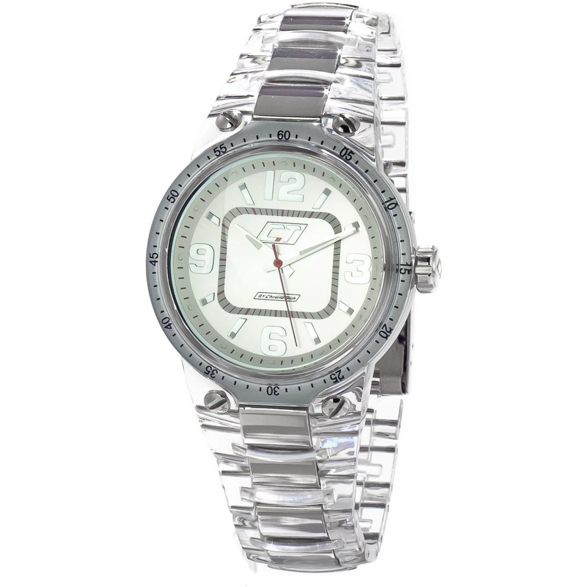 Transparent Polycarbonate Dress Watch