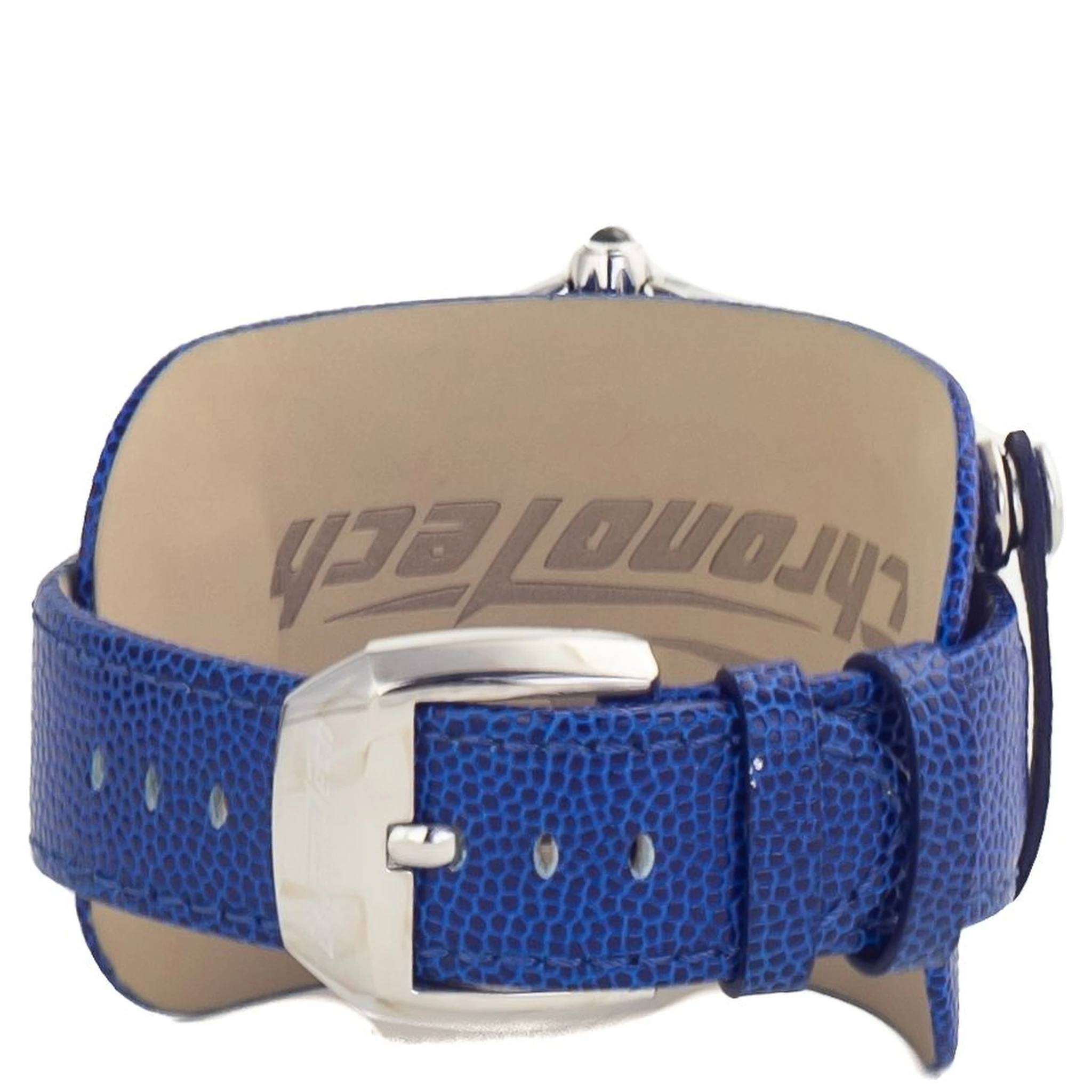 Blue Leather Dress Watch