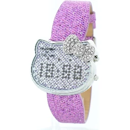 Multicolor Leather Digital Watch