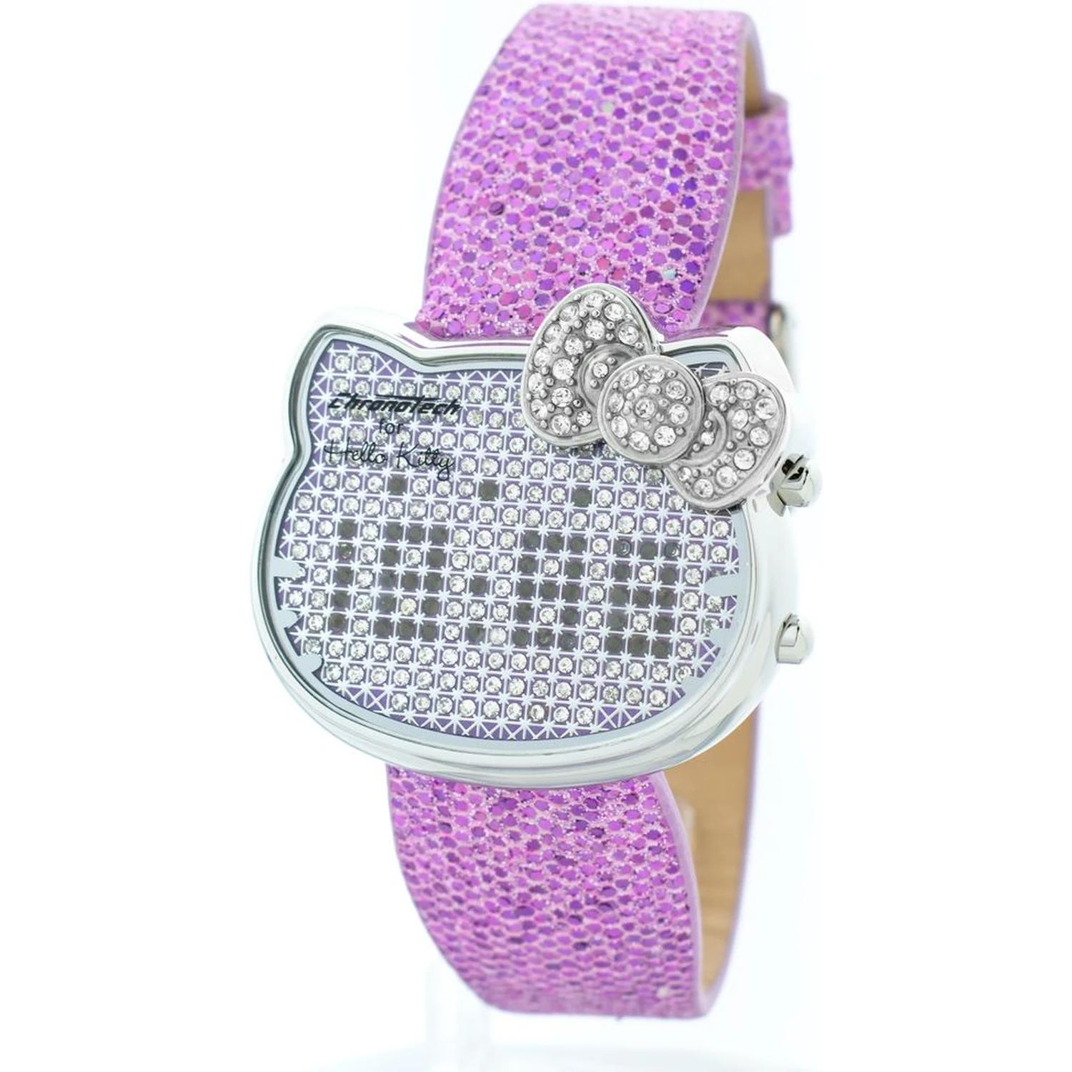 Multicolor Leather Digital Watch