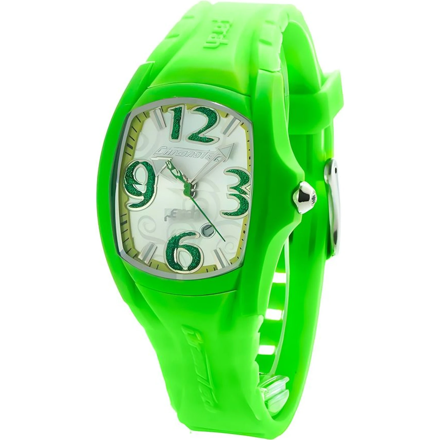 Green Rubber Bracelet Watch