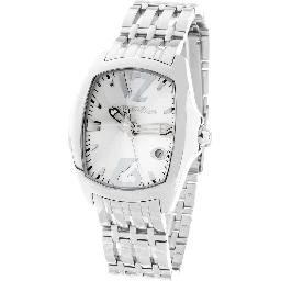 Silver Stainless Steel Dress Watch