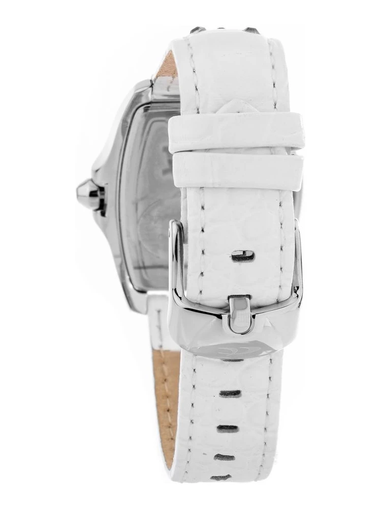 ساعة يد رسمية من الجلد الأبيض alternative