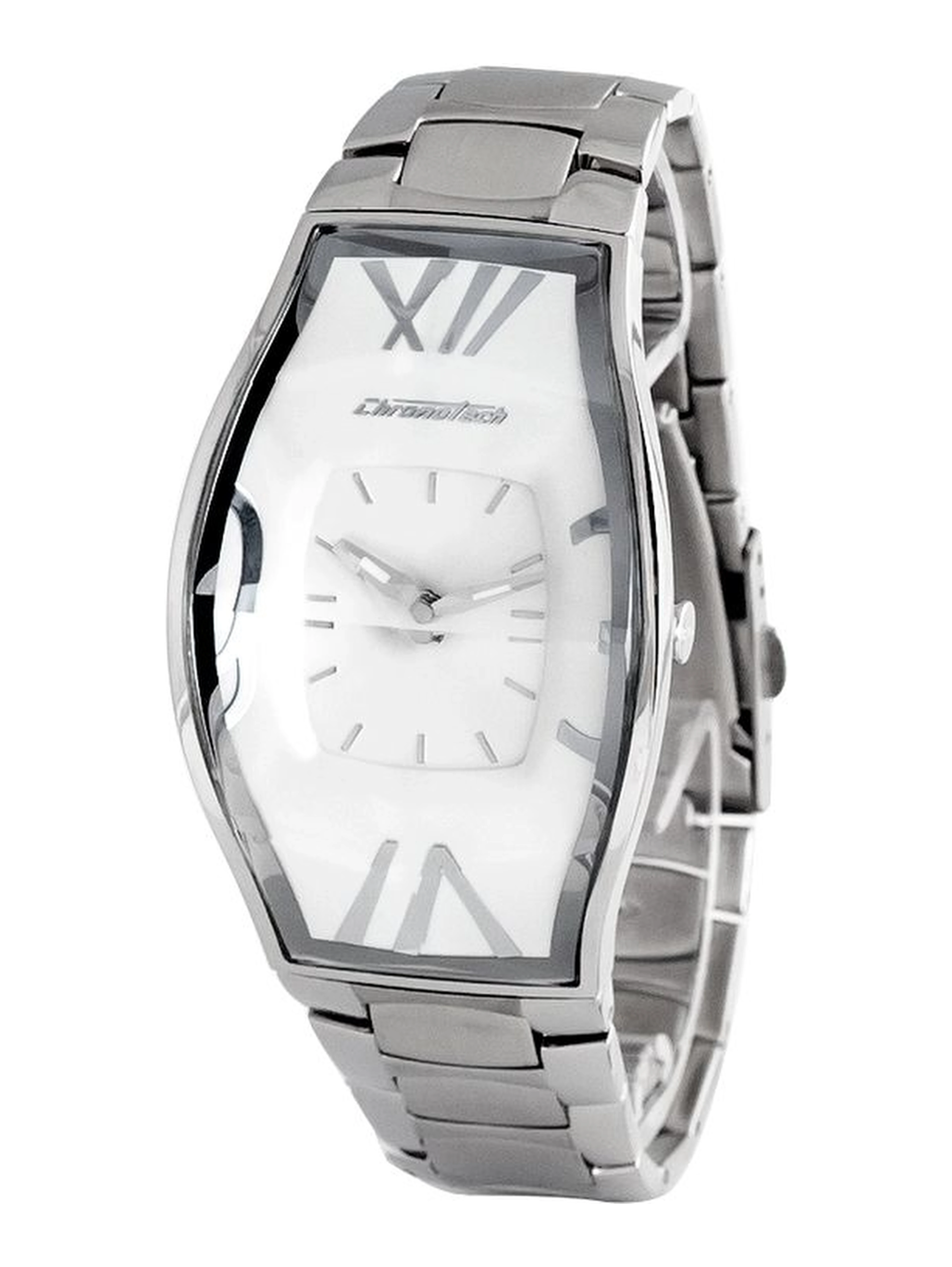 Silver Stainless Steel Dress Watch