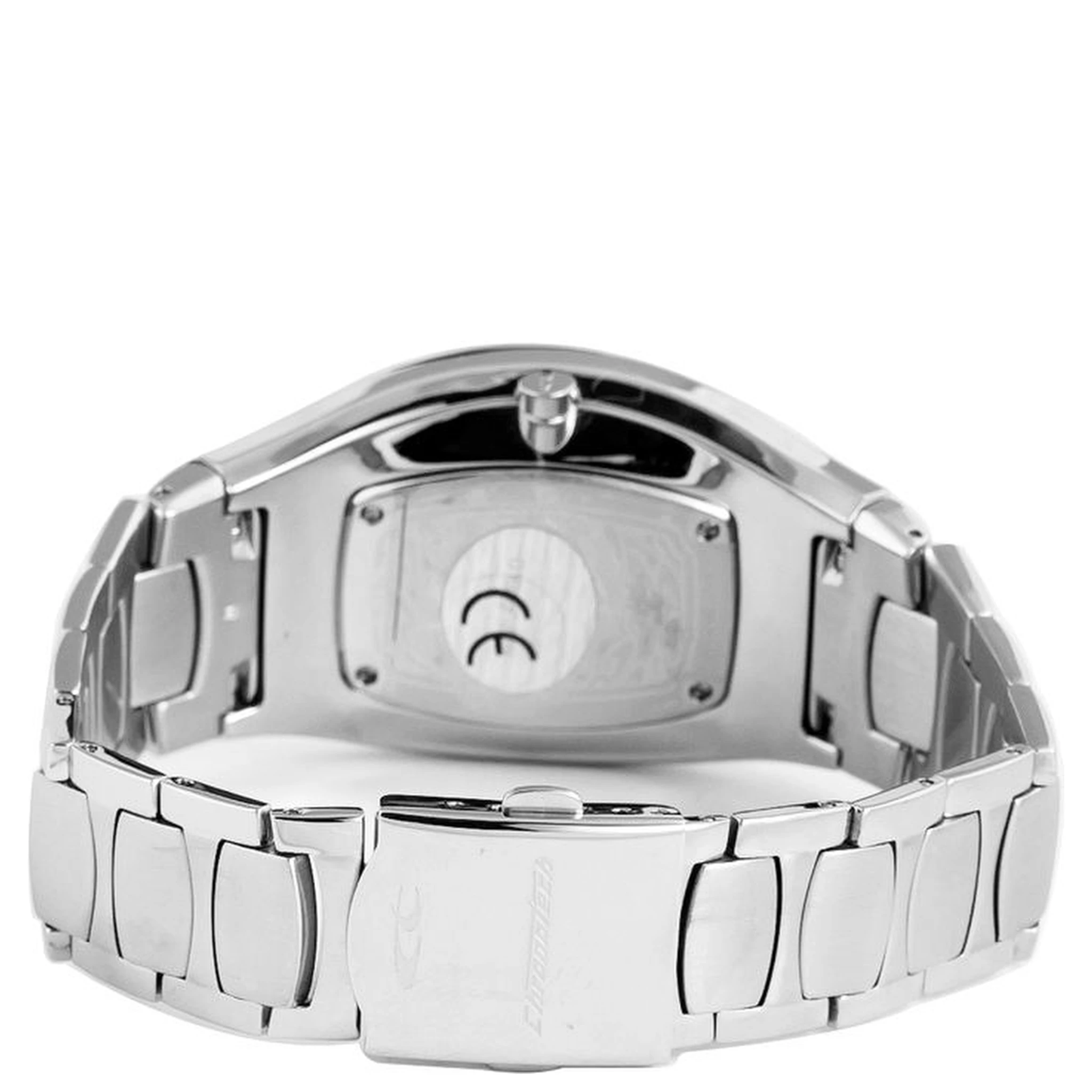 ساعة يد رسمية من الفولاذ المقاوم للصدأ الفضي