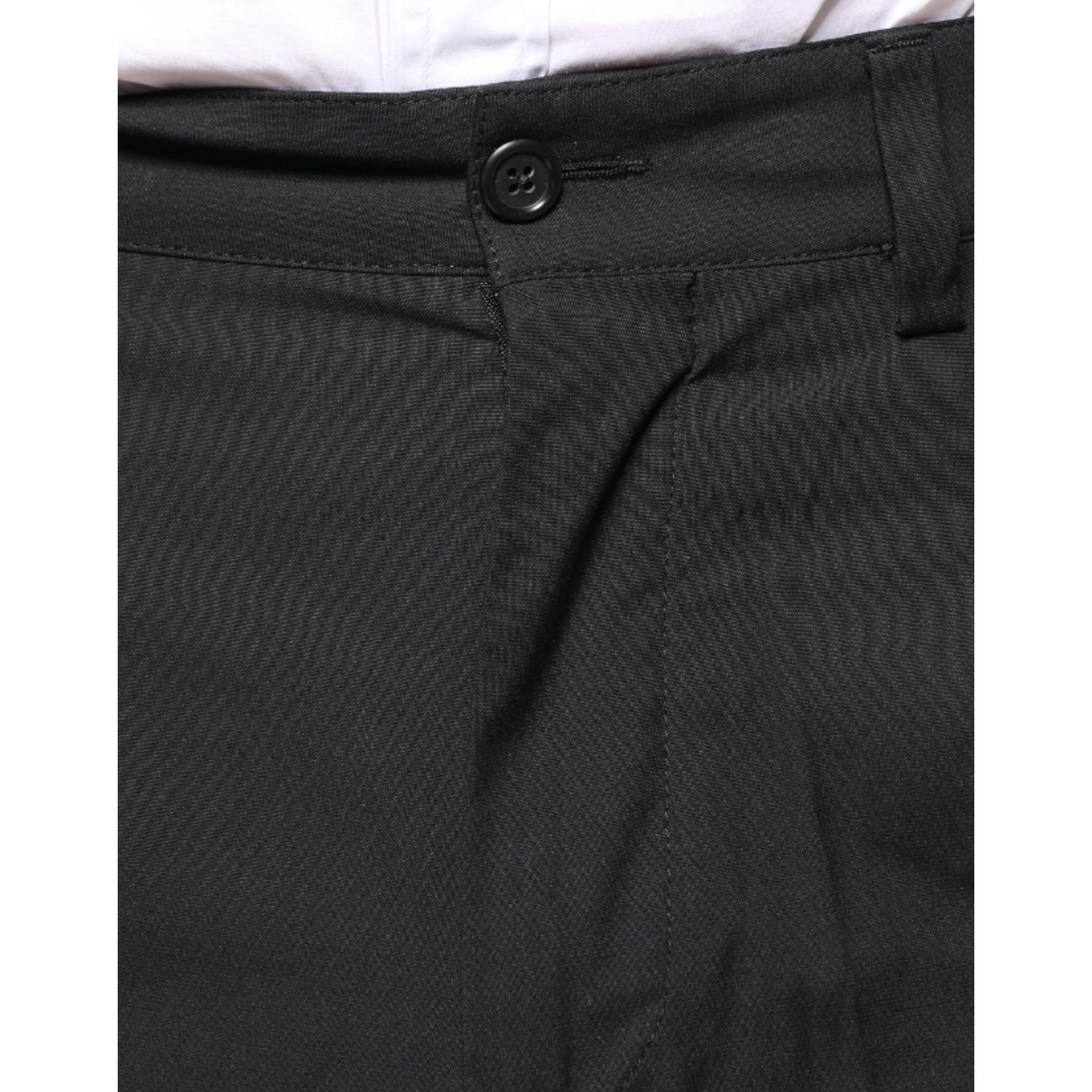 Black Crown Cotton Dress Pants