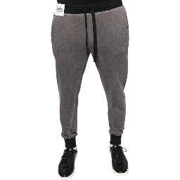 Gray Cotton Jogger Jogging Pants