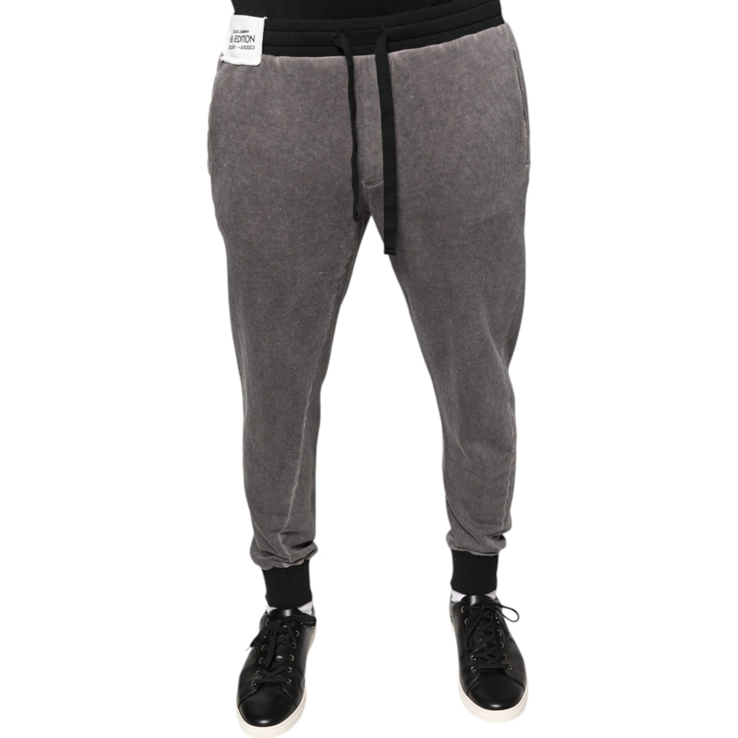 Gray Cotton Jogger Jogging Pants