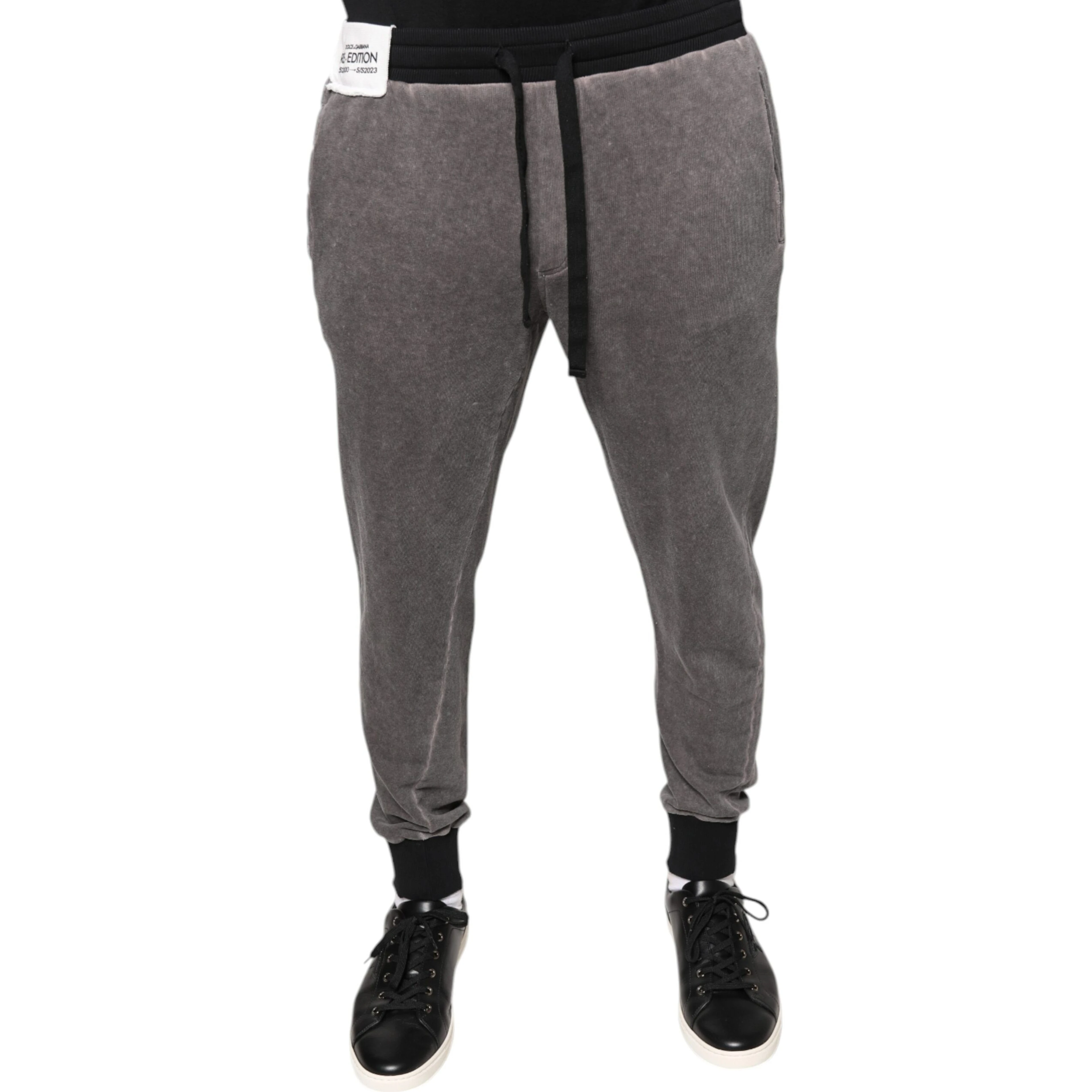 Gray Cotton Jogger Jogging Pants