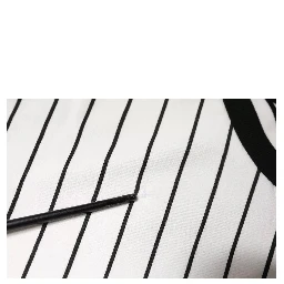 Black White Stripes Logo Sweatshirt Sweater