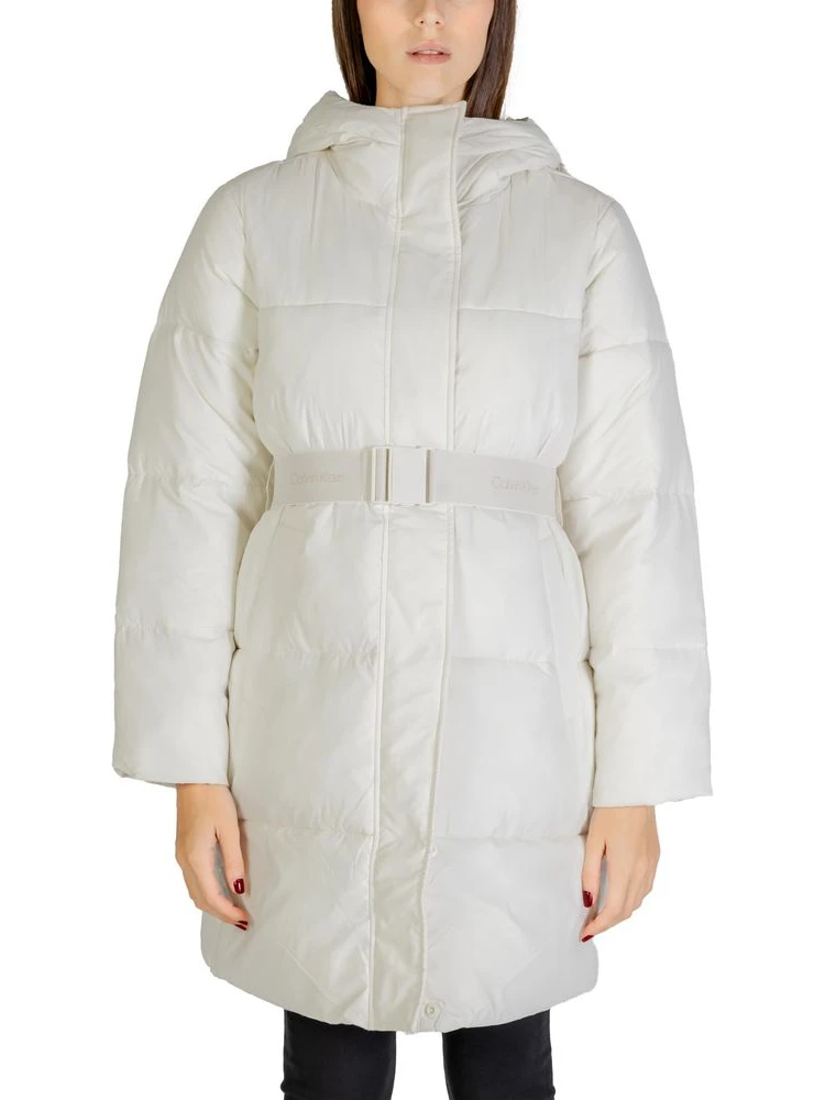 Cream Nylon Coat