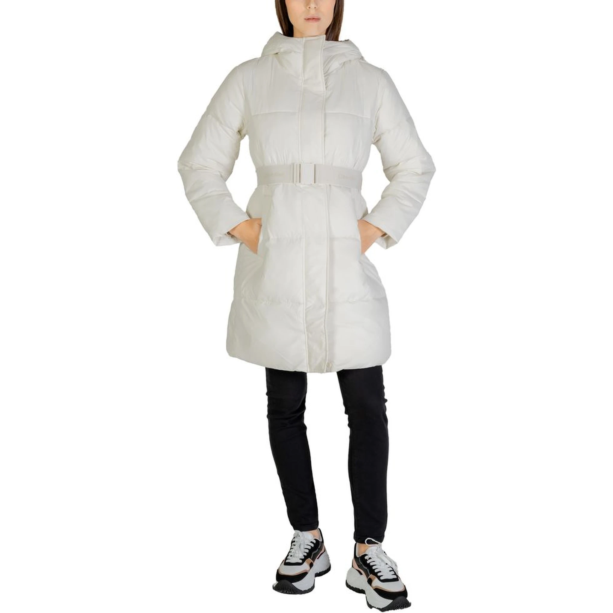 Cream Nylon Coat