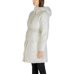 Cream Nylon Coat