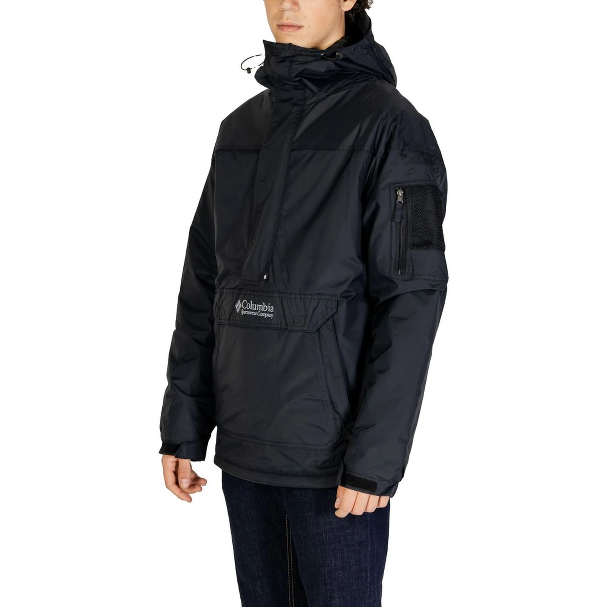 Black Nylon Shell Jacket
