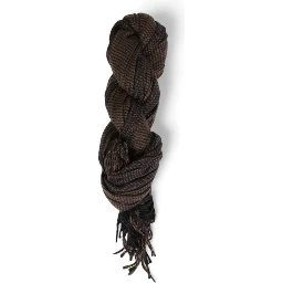 Brown Polyester Scarf