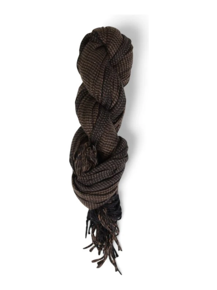 Brown Polyester Scarf