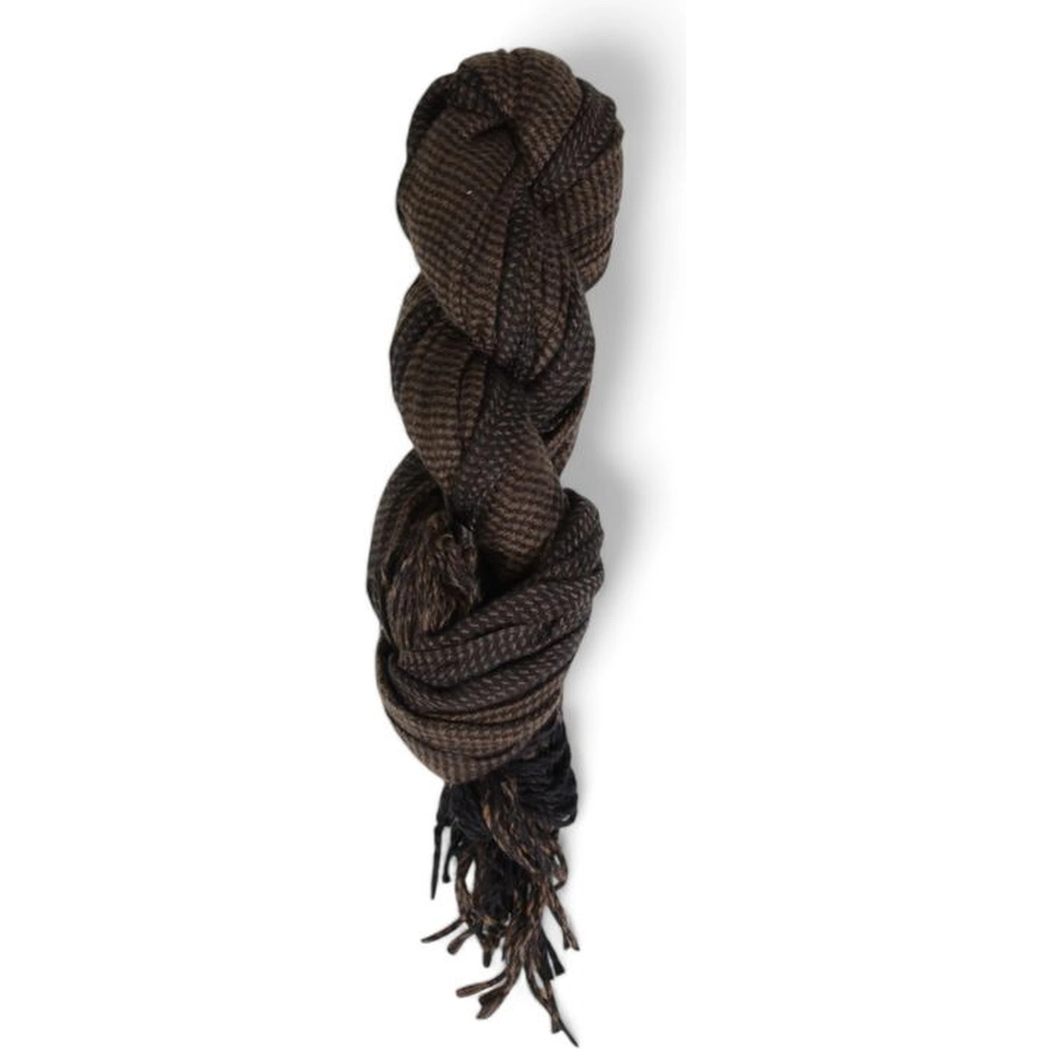 Brown Polyester Scarf