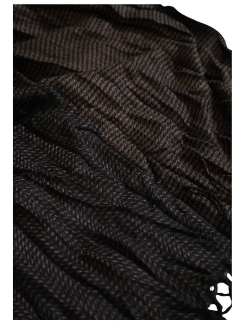 Brown Polyester Scarf