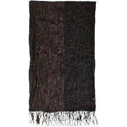 Brown Polyester Scarf