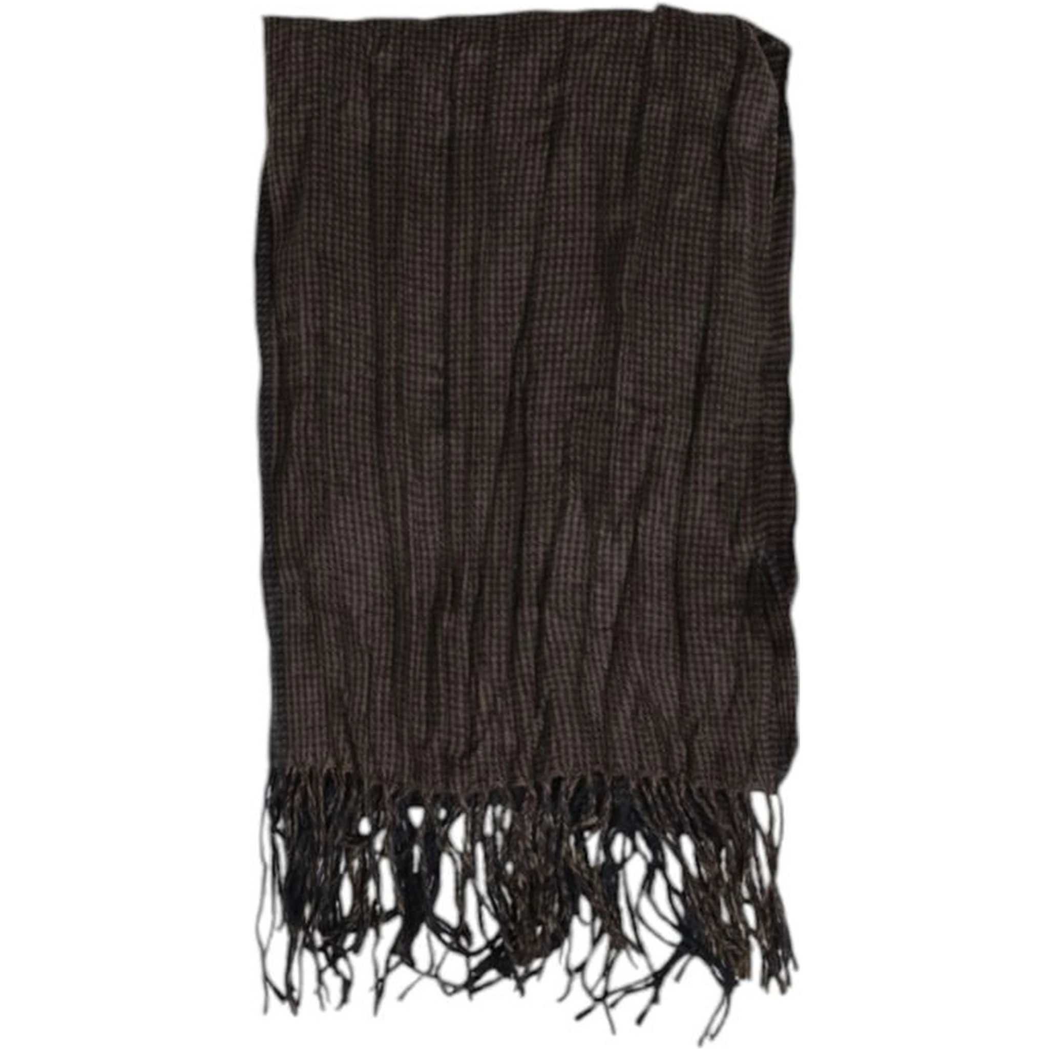 Brown Polyester Scarf