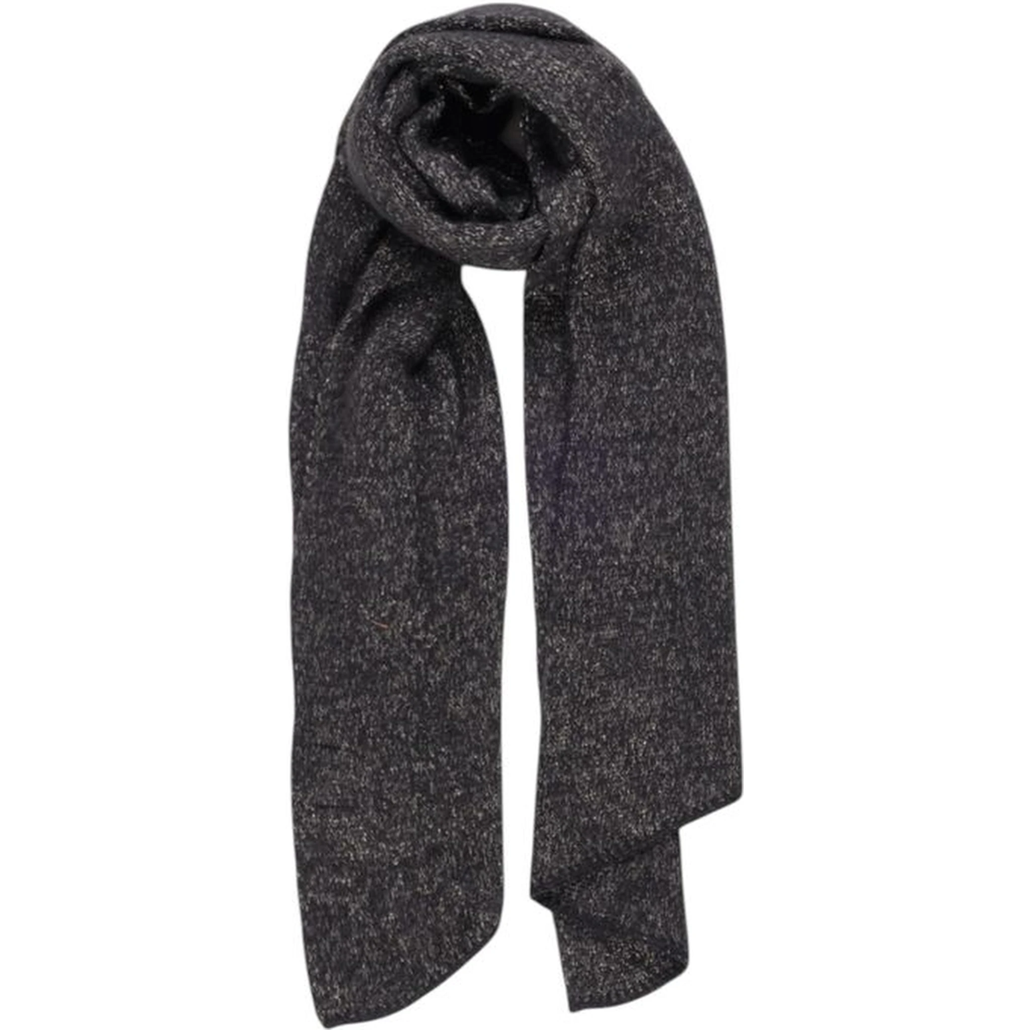Black Recycled Polyester Scarf