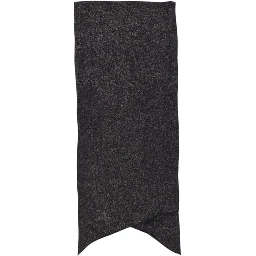 Black Recycled Polyester Scarf