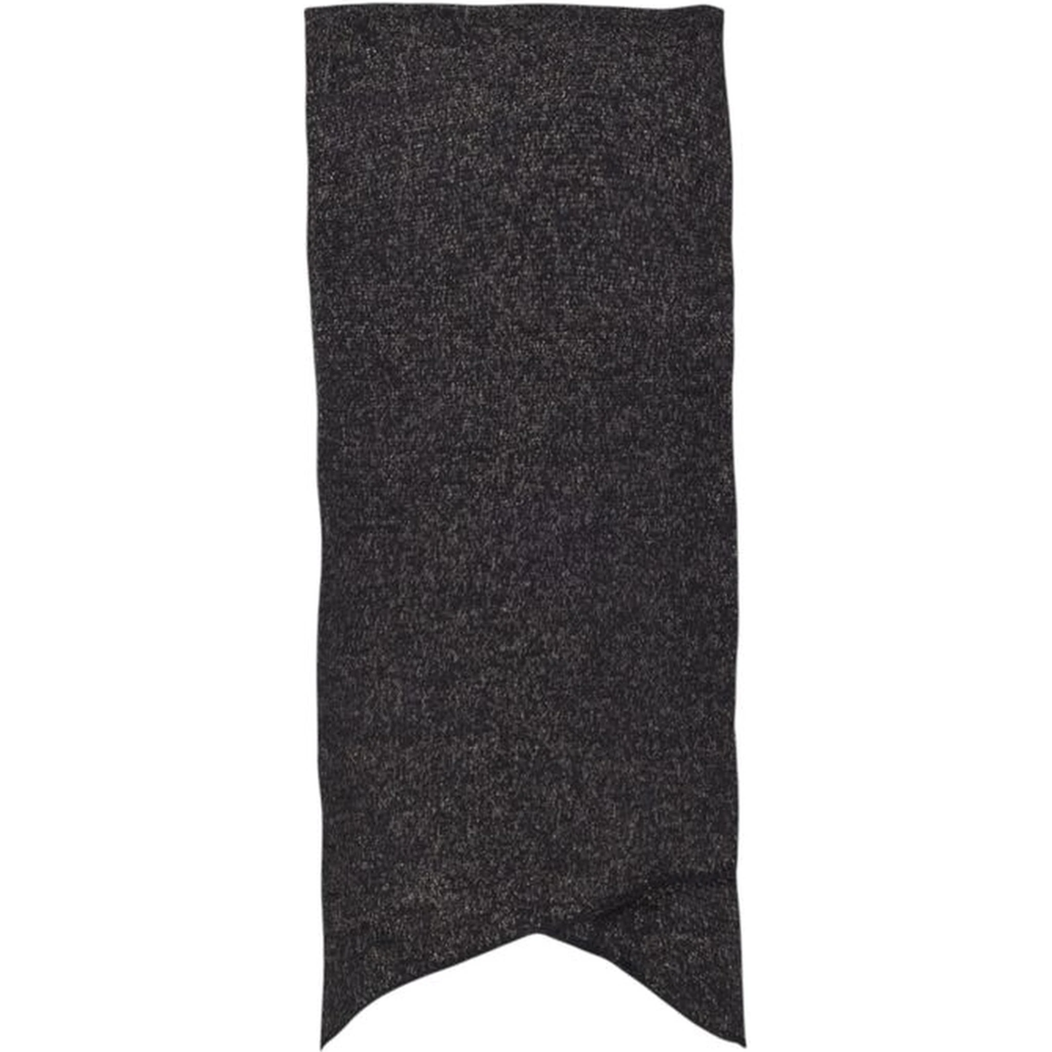 Black Recycled Polyester Scarf