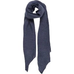 Blue Recycled Polyester Scarf