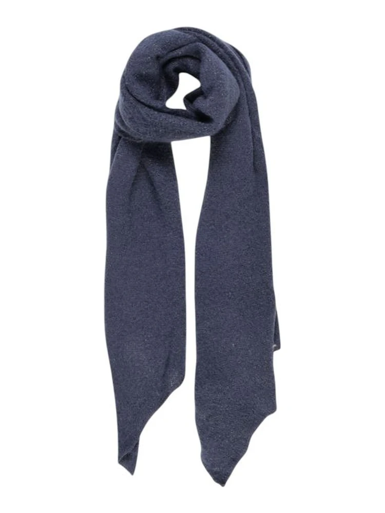Blue Recycled Polyester Scarf
