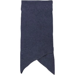 Blue Recycled Polyester Scarf