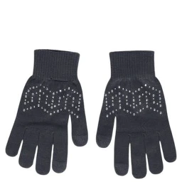 Gray Recycled Polyester Gloves