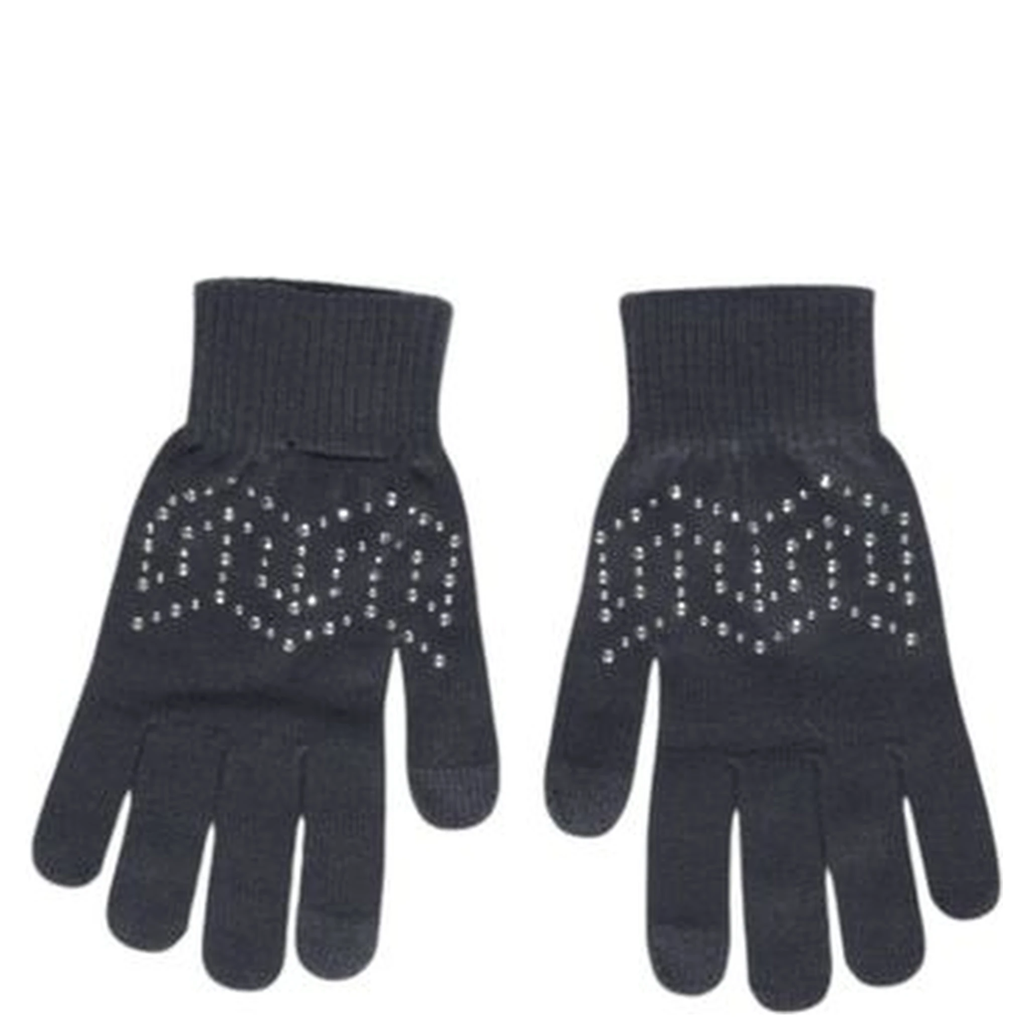 Gray Recycled Polyester Gloves