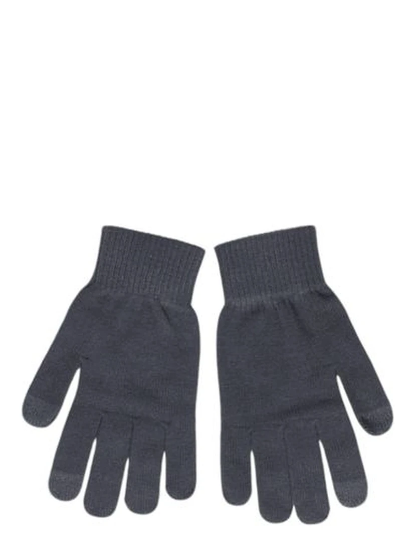 Gray Recycled Polyester Gloves