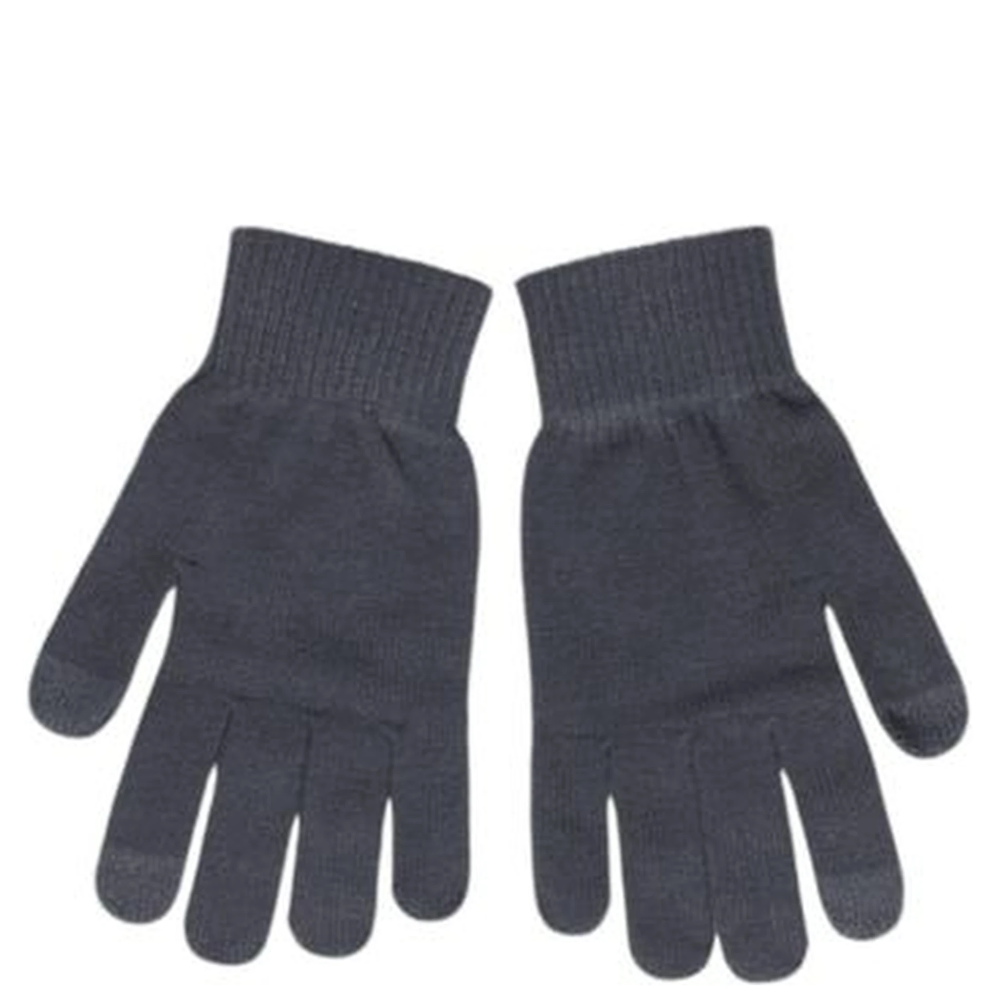 Gray Recycled Polyester Gloves