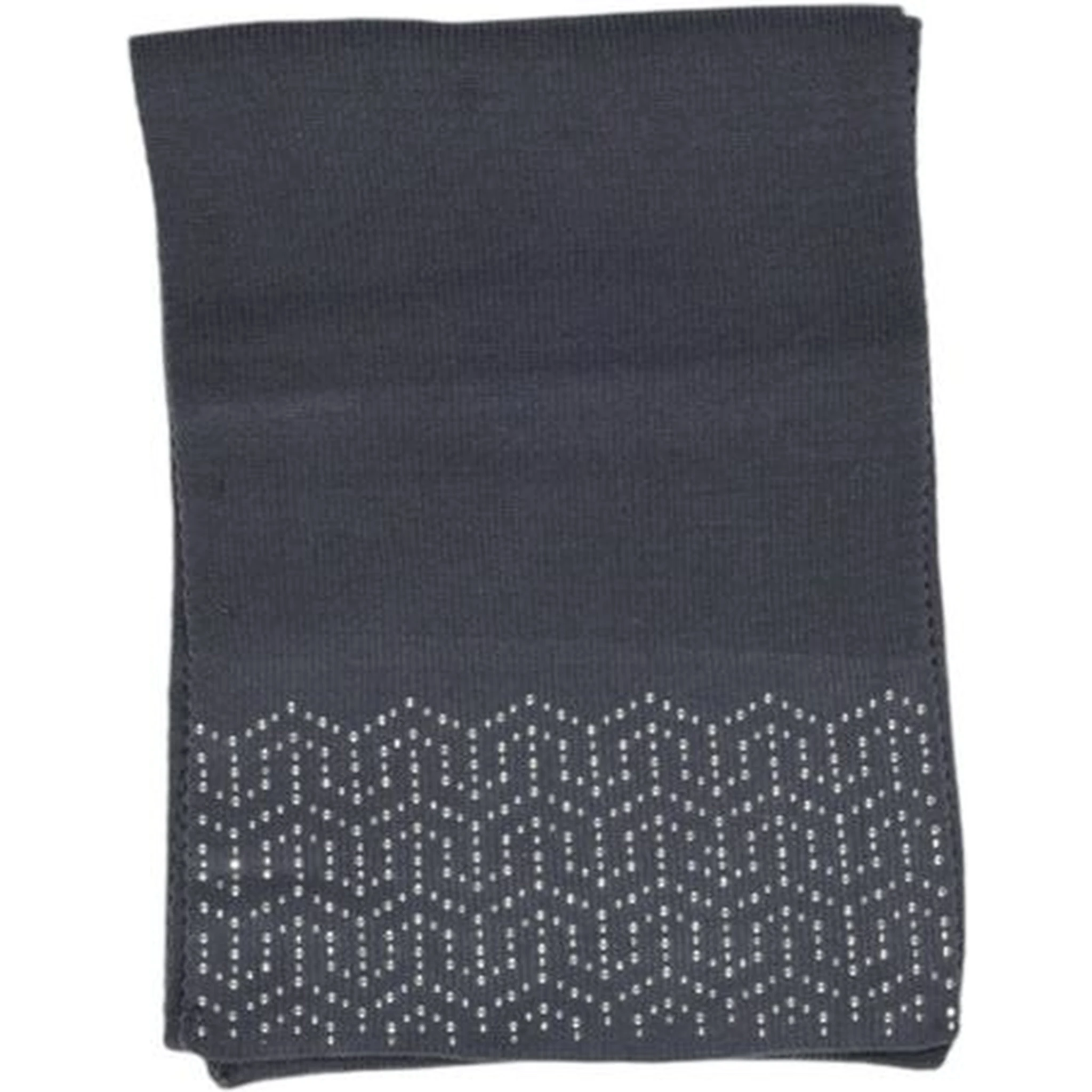 Gray Polyester Scarf