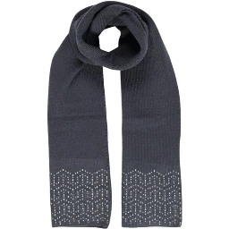Gray Polyester Scarf