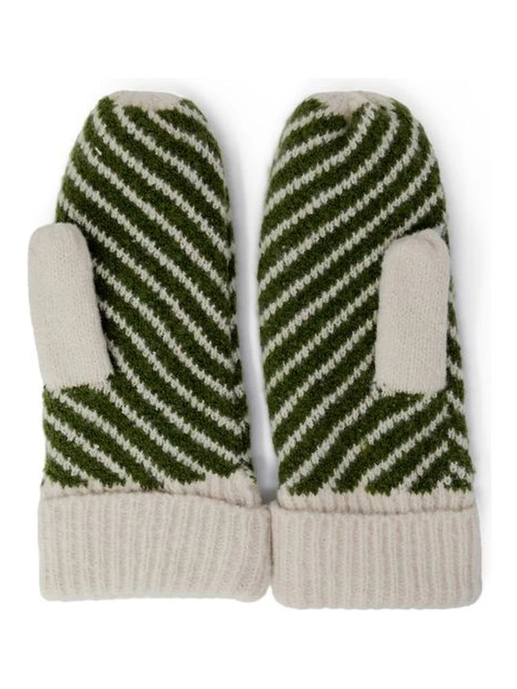 Cream Polyester Gloves