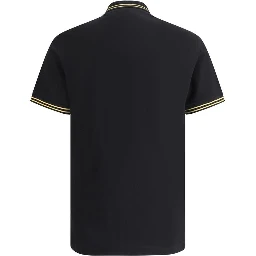 Black Cotton Polo Shirt