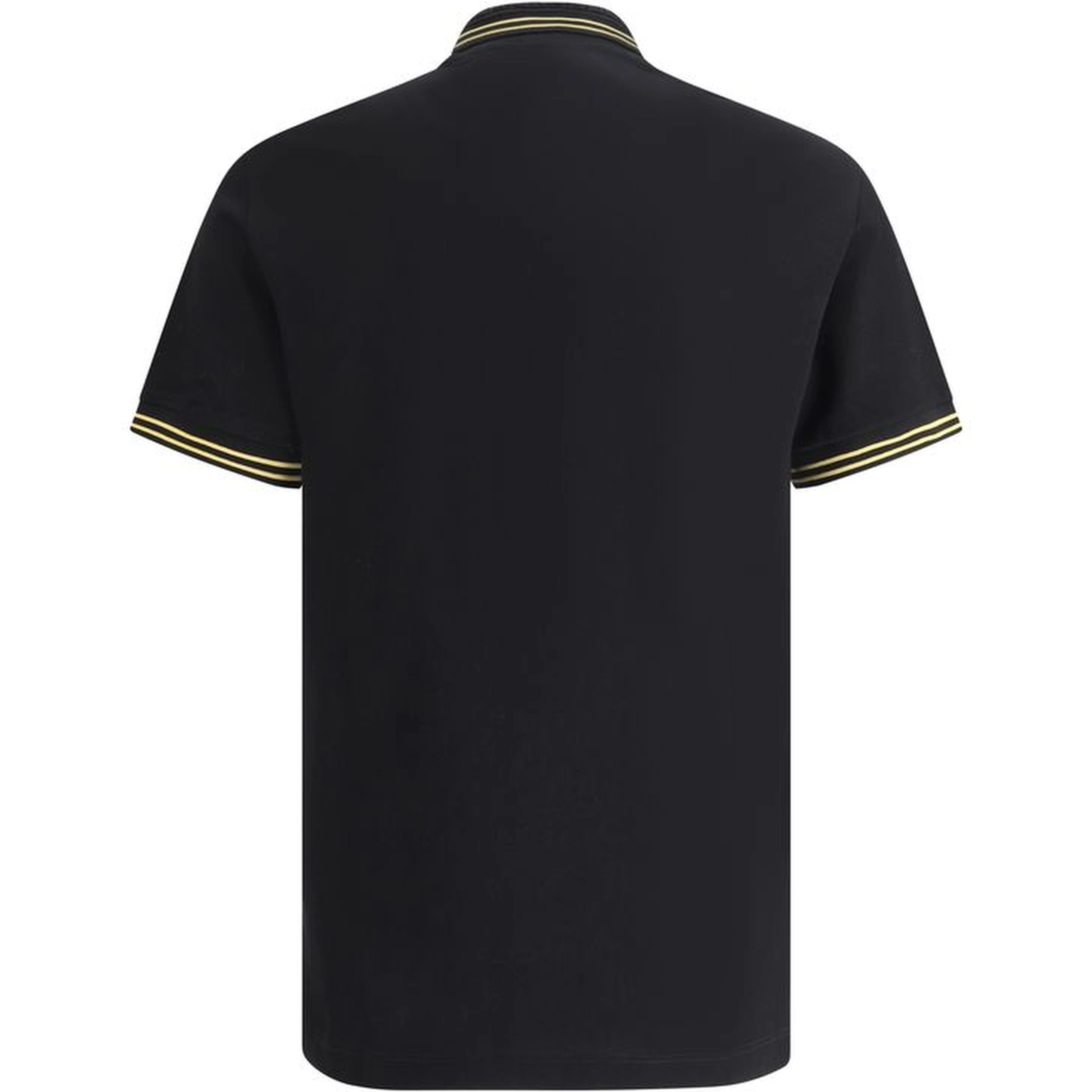 Black Cotton Polo Shirt