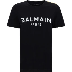 Black Cotton T-Shirt